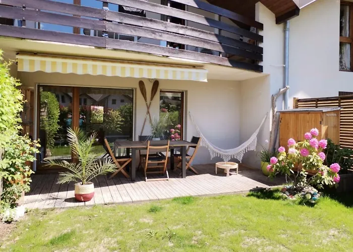 ** Nouveau ** Le Jardin De La Plage - Appartement Avec Exterieur